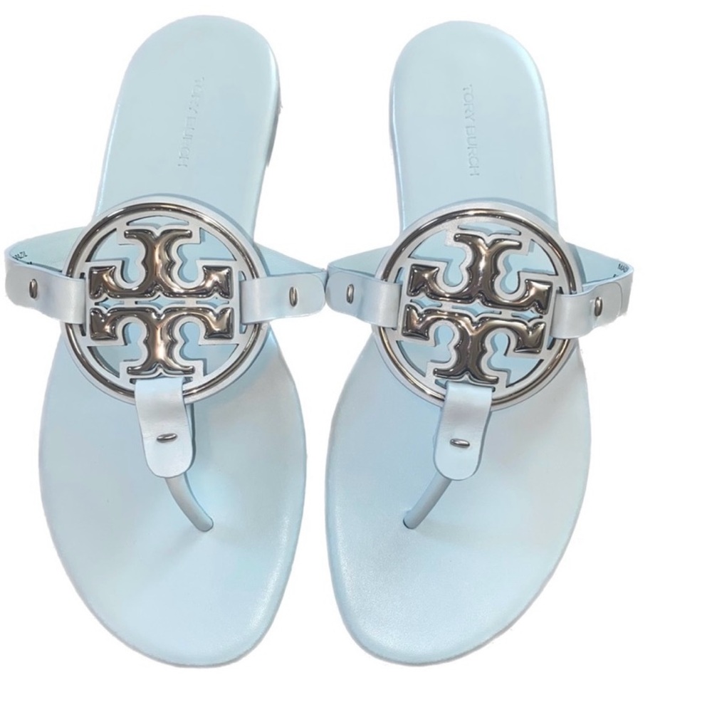 Tory Burch Metal Miller Soft flat sandals - New without box.